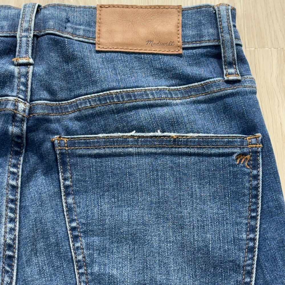 NWT Madewell Tall 10" High-Rise Skinny Jeans: Drop-Hem Edition Size 25 - Picture 13 of 13